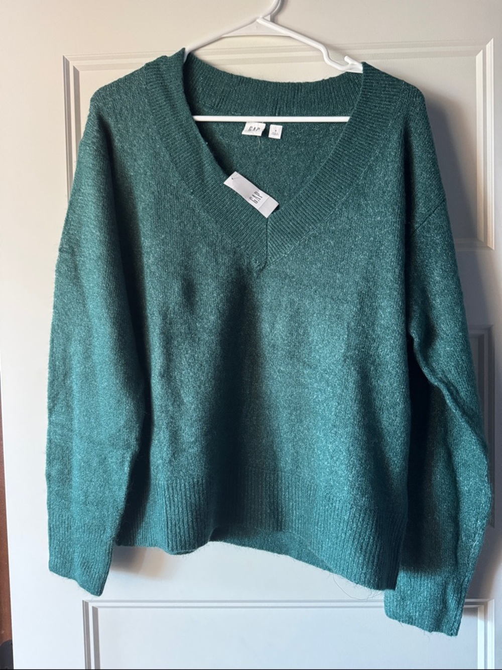GAP Factory Green V-Neck Sweater